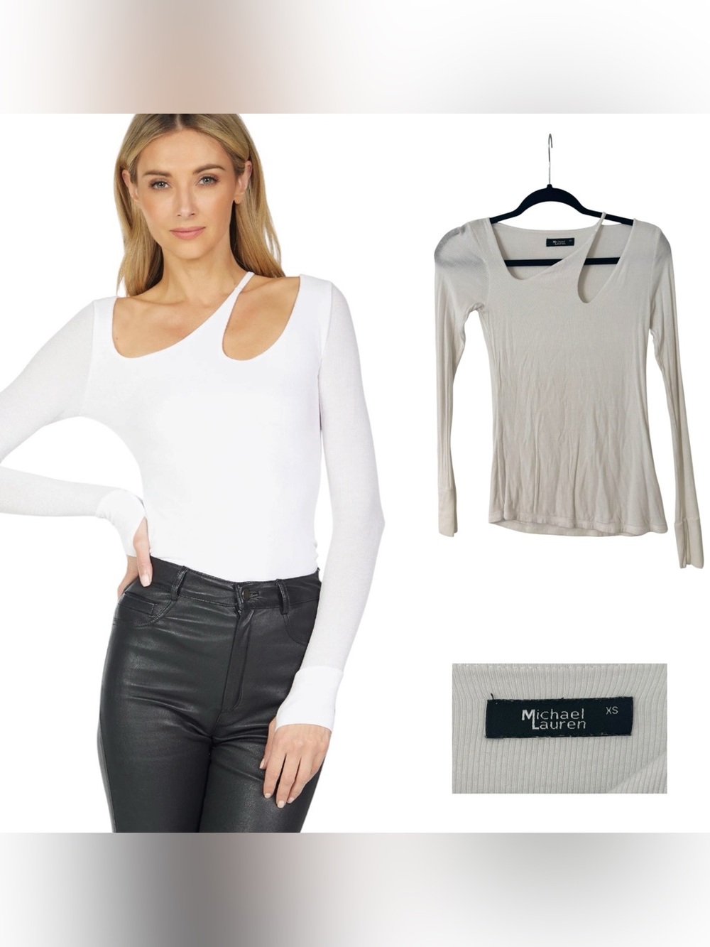 Michael Lauren Fergus Asymmetrical Top